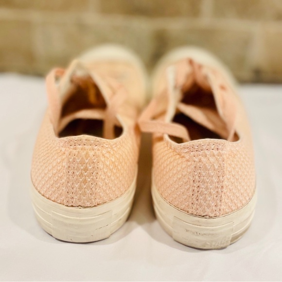 Women's Converse Chuck Taylor All Star Snakeskin-Woven Sneakers Pink Sz 10 - Picture 10 of 12